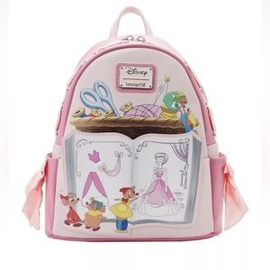NWT Disney Loungefly Cinderella Mice Dressmaker Mini Backpack EXCLUSIVE